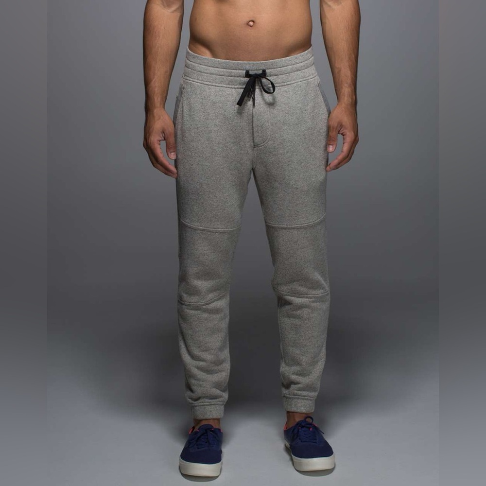 Men’s Lululemon Sundown Jogger Gray Terry Knit Sweatpants